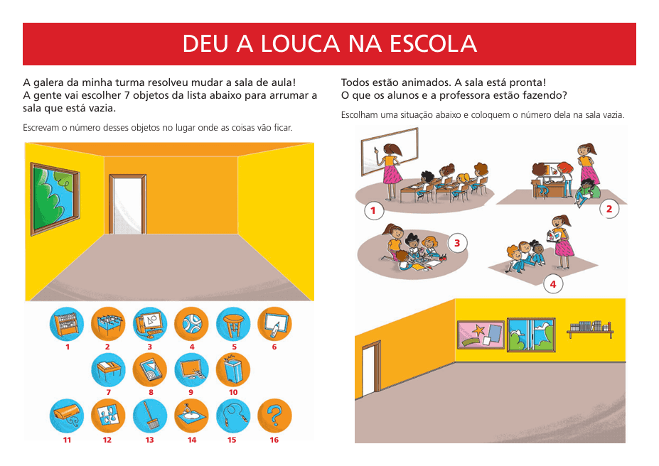 Páginas do livro 2 — DEU A LOUCA NA ESCOLA!