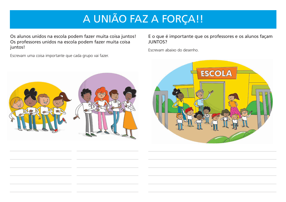 Páginas do livro 5 — A UNIÃO FAZ A FORÇA!!